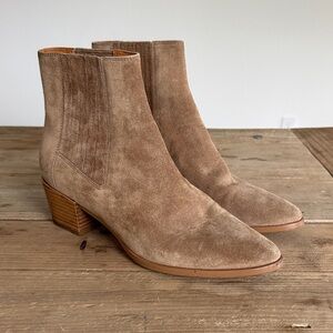 Rag & Bone Suede Ankle Boots in Light Brown